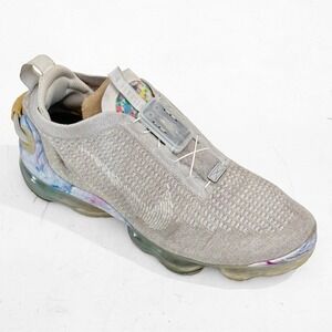 Nike VaporMax Flyknit 2020 Womens 9 CJ6740-100‎ Lightweight Summit White Running